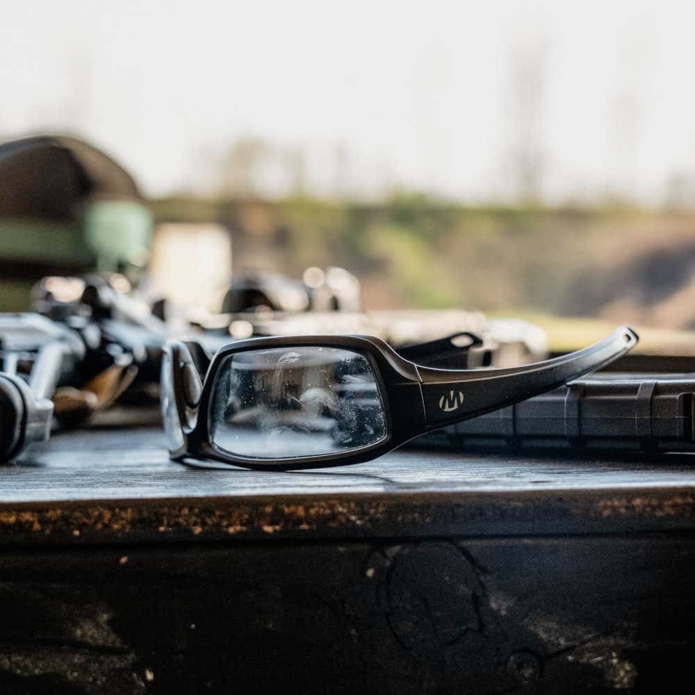 Lunettes Balistiques Walker's Ikon Forge – Verres Ambrés, Monture Noire Mate, Neuves