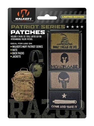 PATRIOT PATCH KIT - 4 ASSORTED PATCHES  (COME & TAKE IT VERSION)
